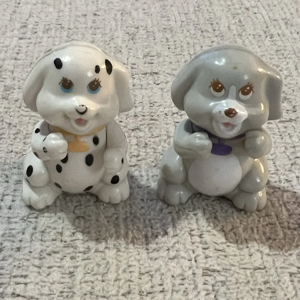 Kenner Itzy Bitzy Pals Pick Your Pet‎ Lamb & 3 Dogs Vintage 1993 Figures